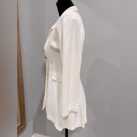 Vintage Cream Lace Blazer/Blouse  (XS) - Picture 3 of 11